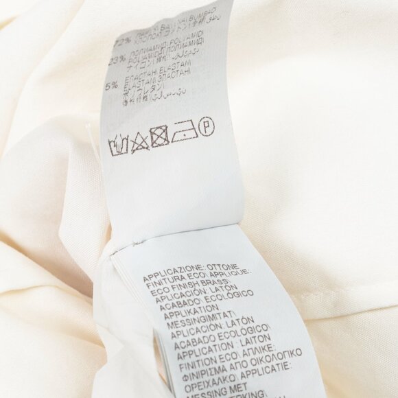 Brunello Cucinelli SS/17 Off-White Cotton Poplin Monili-Collar Shirt - Picture 10 of 13